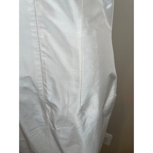 RASARIO One Shoulder Bow Embellished Silk Satin Black and White Maxi Gown Sz 10 - Picture 9 of 13